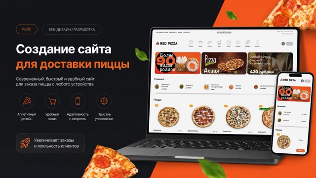 Сайт доставки пиццы